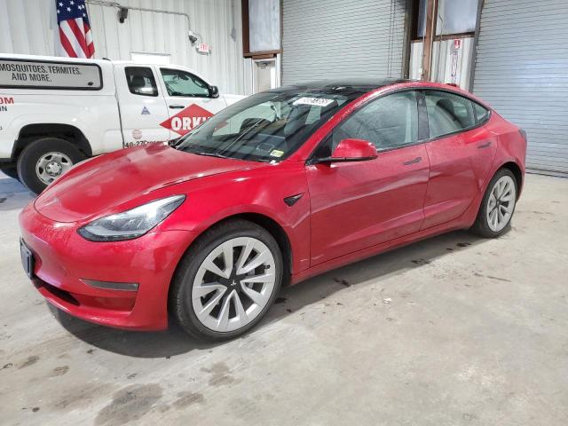 TESLA MODEL 3 2022 with VIN 5YJ3E1EA2NF187286 - Photo from auction
