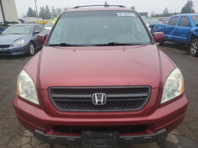 Photo 5 from auction – 2003 HONDA PILOT EXL with VIN 2HKYF18653H582300