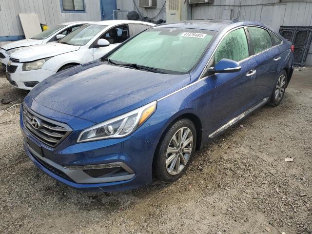 HYUNDAI SONATA SPO 2017 with VIN 5NPE34AF5HH553796 - Photo from auction