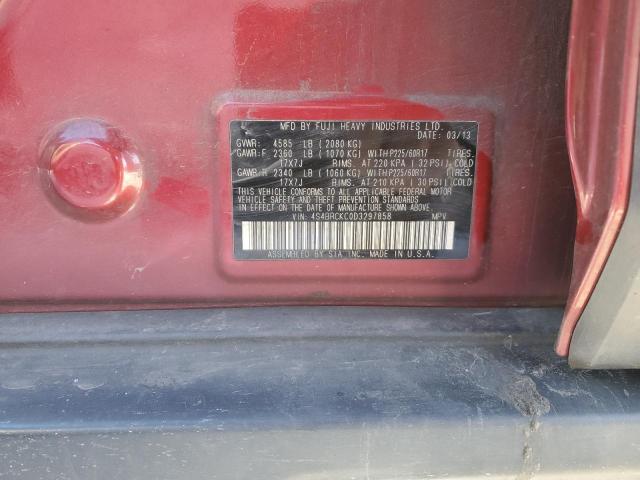 Photo 14 from auction – 2013 SUBARU OUTBACK 2. with VIN 4S4BRCKC0D3297858