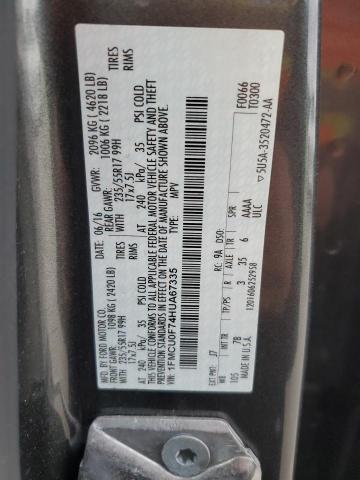 Photo 14 from auction – 2017 FORD ESCAPE S with VIN 1FMCU0F74HUA67335
