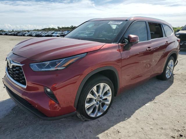 TOYOTA HIGHLANDER 2021 with VIN 5TDYZRAHXMS534708 - Photo from auction