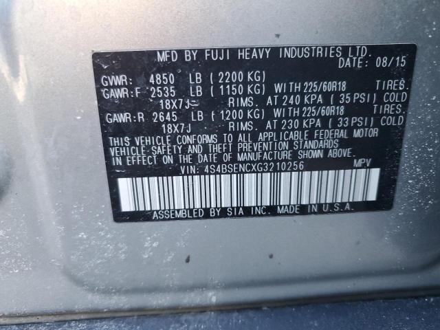 Photo 14 from auction – 2016 SUBARU OUTBACK 3. with VIN 4S4BSENCXG3210256