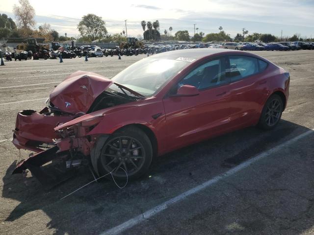 TESLA MODEL 3 2022 with VIN 5YJ3E1EA1NF287623 - Photo from auction