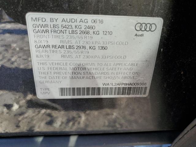 Photo 14 from auction – 2017 AUDI Q5 PREMIUM with VIN WA1L2AFP6HA009366