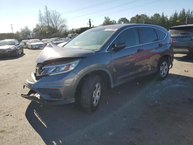 HONDA CR-V LX 2015 with VIN 3CZRM3H34FG709024 - Photo from auction