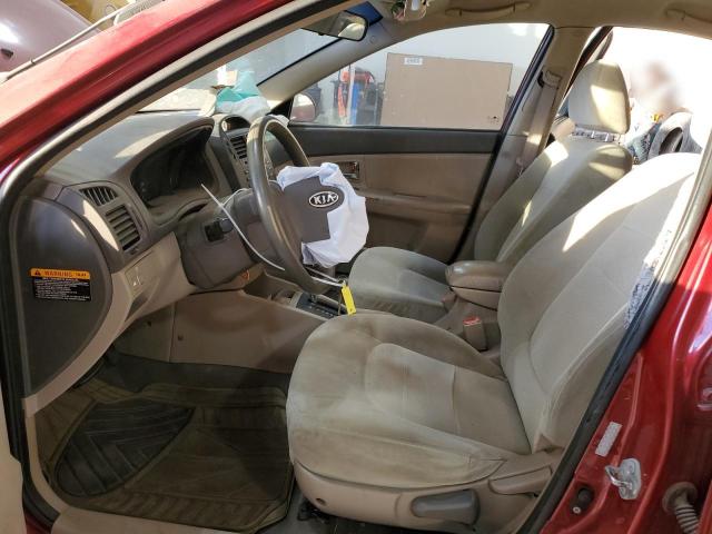 Photo 7 from auction – 2008 KIA SPECTRA EX with VIN KNAFE122185556412