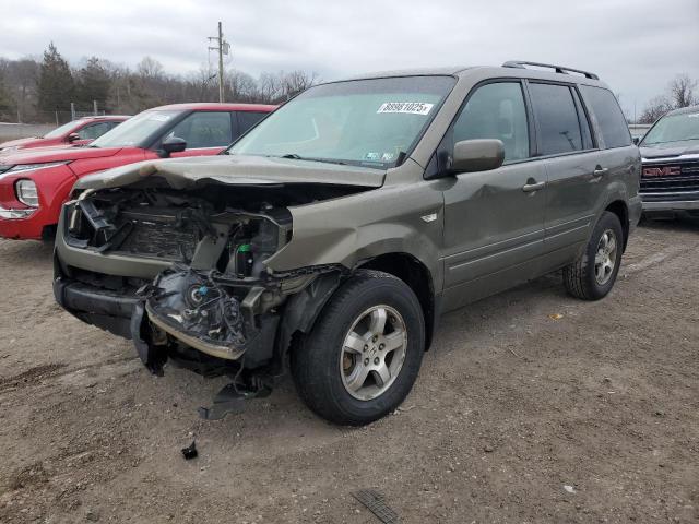 HONDA PILOT EX 2007 with VIN 2HKYF18427H528277 - Photo from auction