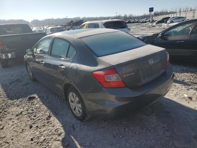 Photo 2 from auction – 2012 HONDA CIVIC LX with VIN 19XFB2F54CE347328
