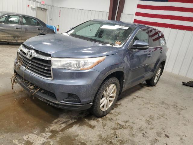 TOYOTA HIGHLANDER 2015 with VIN 5TDBKRFH8FS091559 - Photo from auction