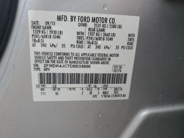 Photo 14 from auction – 2013 FORD EDGE SEL with VIN 2FMDK4JC7DBE05896