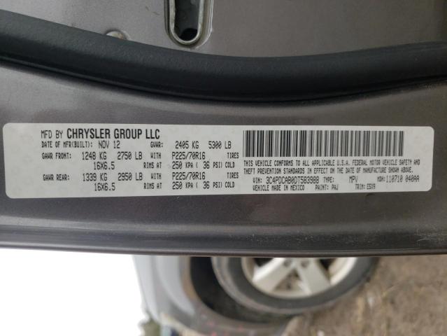 Photo 14 from auction – 2013 DODGE JOURNEY SE with VIN 3C4PDCAB0DT583988