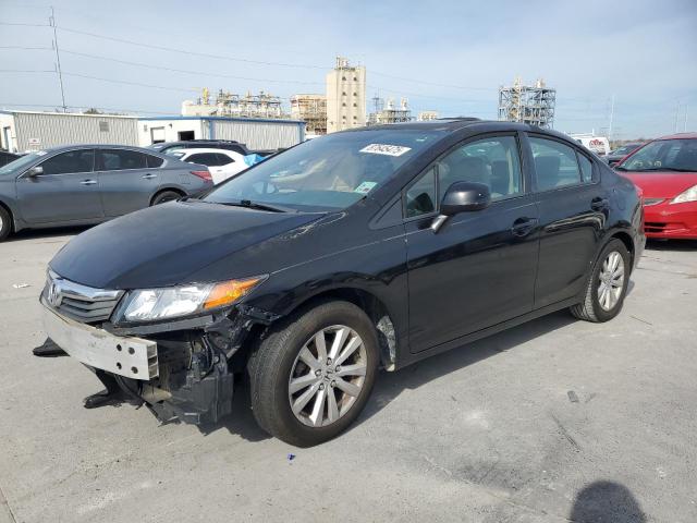 HONDA CIVIC EXL 2012 with VIN 2HGFB2F9XCH545663 - Photo from auction