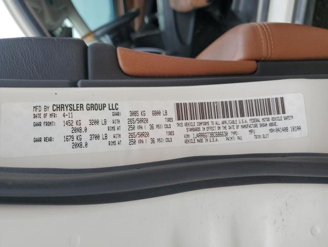 Photo 14 from auction – 2011 JEEP GRAND CHER with VIN 1J4RR6GT3BC686630