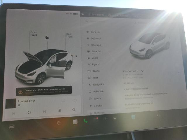 Photo 9 from auction – 2020 TESLA MODEL Y with VIN 5YJYGDEE4LF053199