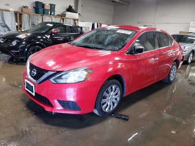 NISSAN SENTRA S 2017 with VIN 3N1AB7AP0HL657398 - Photo from auction