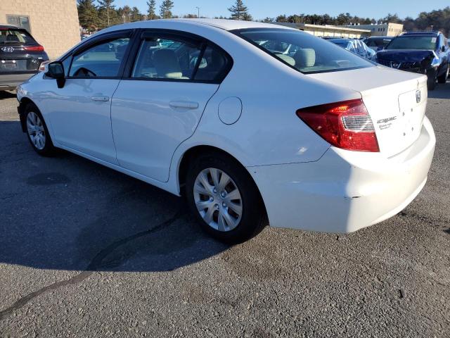 Photo 2 from auction – 2012 HONDA CIVIC LX with VIN 19XFB2F55CE392004