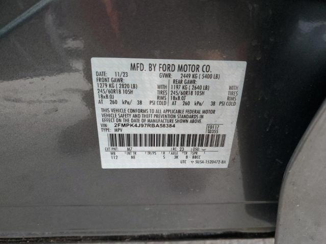 Photo 14 from auction – 2024 FORD EDGE SEL with VIN 2FMPK4J97RBA58384