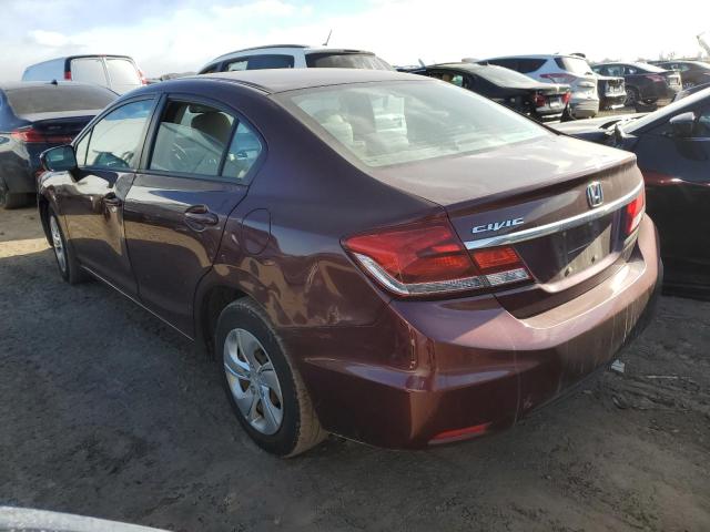 Photo 2 from auction – 2015 HONDA CIVIC LX with VIN 19XFB2F58FE121796