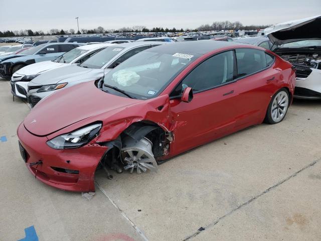 TESLA MODEL 3 2022 with VIN 5YJ3E1EA4NF185829 - Photo from auction