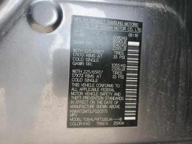 Photo 14 from auction – 2020 NISSAN 2.5 with VIN KNMAT2MT1LP520571