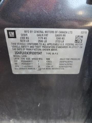 Photo 14 from auction – 2015 GMC TERRAIN SL with VIN 2GKFLXEK3F6301547