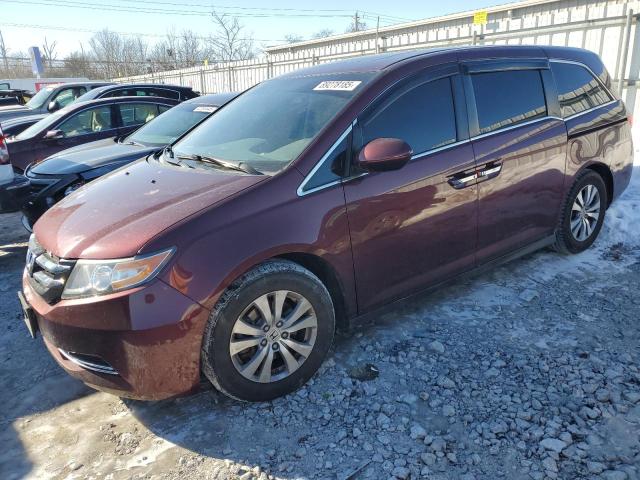 HONDA ODYSSEY EX 2017 with VIN 5FNRL5H63HB014055 - Photo from auction
