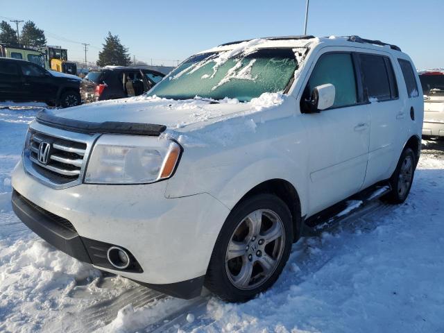 HONDA PILOT EXLN 2014 with VIN 5FNYF4H74EB024806 - Photo from auction