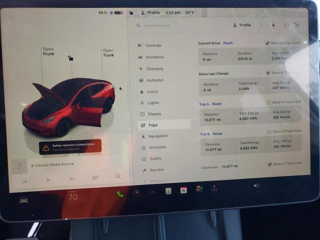 Photo 9 from auction – 2023 TESLA MODEL Y with VIN 7SAYGDEE9PF851884