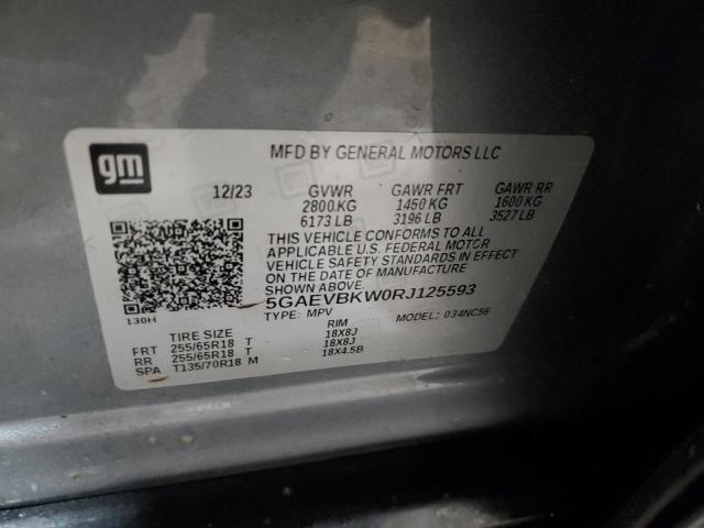 Photo 14 from auction – 2024 BUICK ENCLAVE PR with VIN 5GAEVBKW0RJ125593
