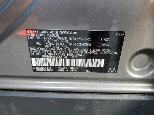 Photo 14 from auction – 2024 SUBARU SOLTERRA P with VIN JTMABABA6RA053190