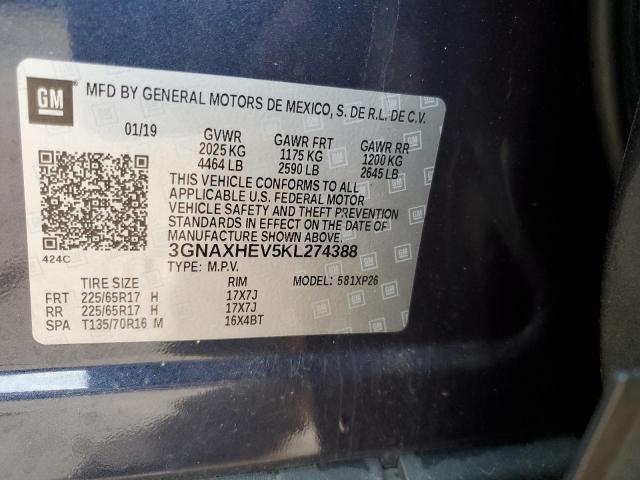 Photo 14 from auction – 2019 CHEVROLET EQUINOX LS with VIN 3GNAXHEV5KL274388