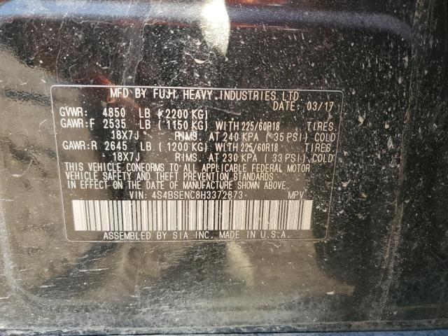 Снимка 14 от търг – 2017 SUBARU OUTBACK 3. с VIN 4S4BSENC8H3372873