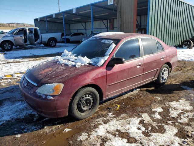 HONDA CIVIC LX 2002 with VIN 2HGES16572H524321 - Photo from auction