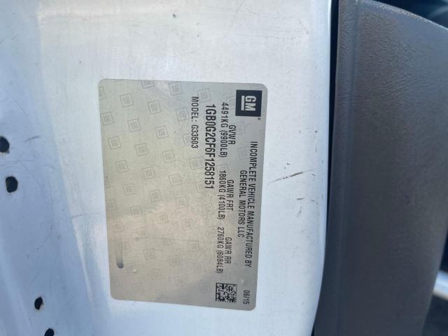 Photo 10 from auction – 2015 CHEVROLET EXPRESS G3 with VIN 1GB0G2CF6F1258151