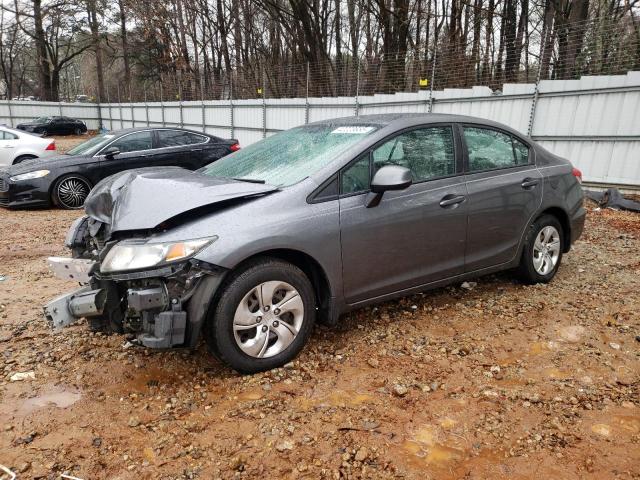 HONDA CIVIC LX 2013 with VIN 19XFB2F55DE041983 - Photo from auction