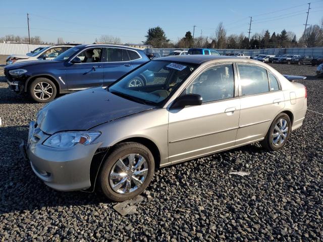 Photo 1 from auction – 2005 HONDA CIVIC LX with VIN 2HGES155X5H594174