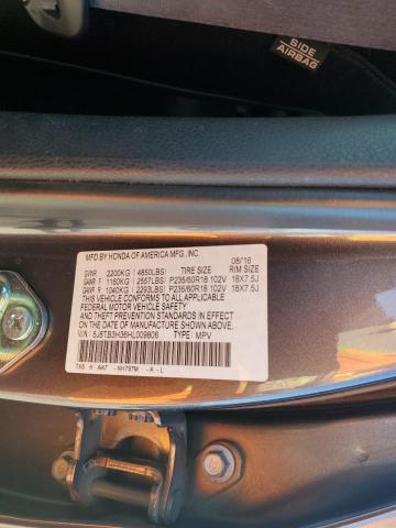 Photo 14 from auction – 2017 ACURA RDX with VIN 5J8TB3H36HL009806