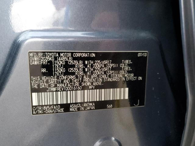 Photo 14 from auction – 2013 TOYOTA RAV4 XLE with VIN JTMWFREV1DD016160