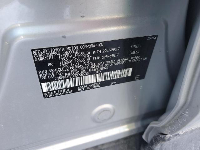 Photo 14 from auction – 2014 TOYOTA RAV4 LE with VIN JTMBFREV5ED095509