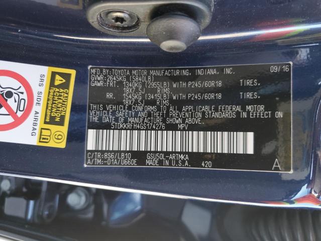 صورة رقم 14 من المزاد - 2016 TOYOTA HIGHLANDER مع VIN 5TDKKRFH4GS174276