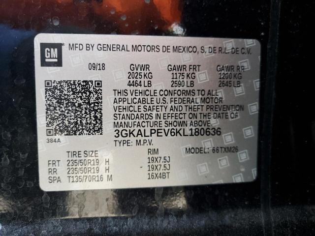 Photo 14 from auction – 2019 GMC TERRAIN SL with VIN 3GKALPEV6KL180636