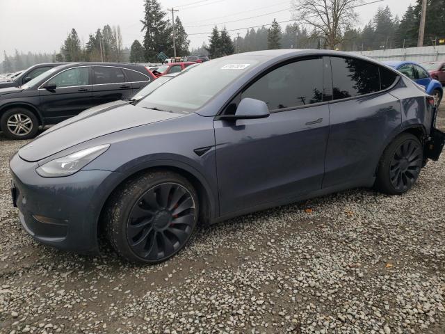 TESLA MODEL Y 2022 with VIN 7SAYGDEF0NF325407 - Photo from auction