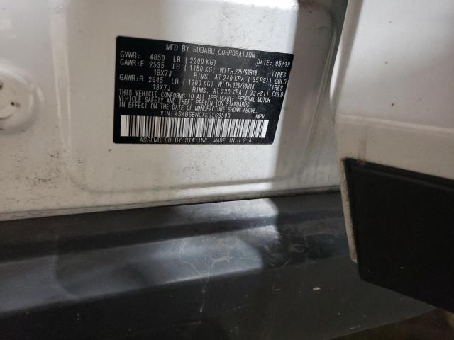 Photo 14 from auction – 2019 SUBARU OUTBACK 3. with VIN 4S4BSENCXK3369500
