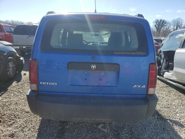 Photo 6 from auction – 2007 DODGE NITRO SXT with VIN 1D8GU28K47W597408