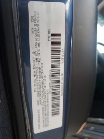 Photo 14 from auction – 2008 SUBARU OUTBACK 2. with VIN 4S4BP61C087354373