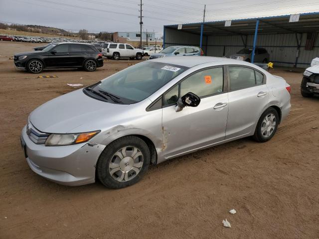 Photo 1 from auction – 2012 HONDA CIVIC HYBR with VIN JHMFB4F30CS007132