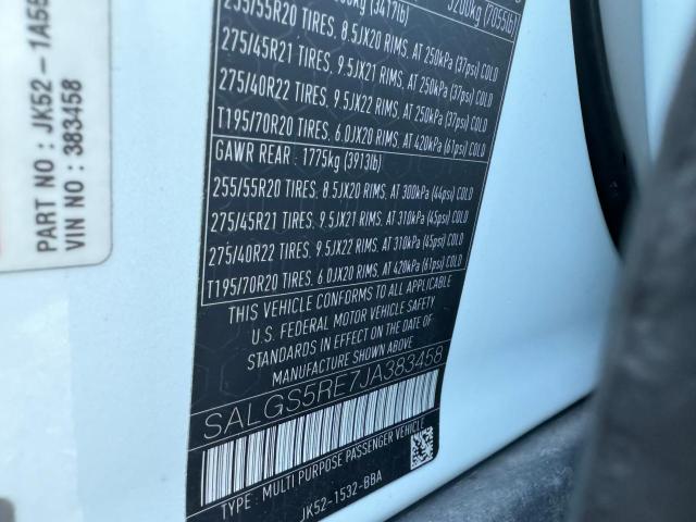 Фото 10 с аукциона – 2018 LAND ROVER RANGE ROVE с VIN SALGS5RE7JA383458