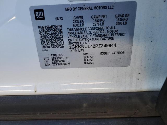 Photo 14 from auction – 2023 GMC ACADIA SLT with VIN 1GKKNUL42PZ249944