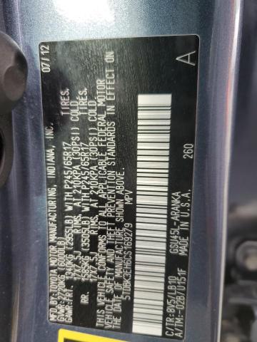 Photo 14 from auction – 2012 TOYOTA HIGHLANDER with VIN 5TDBK3EH6CS169279